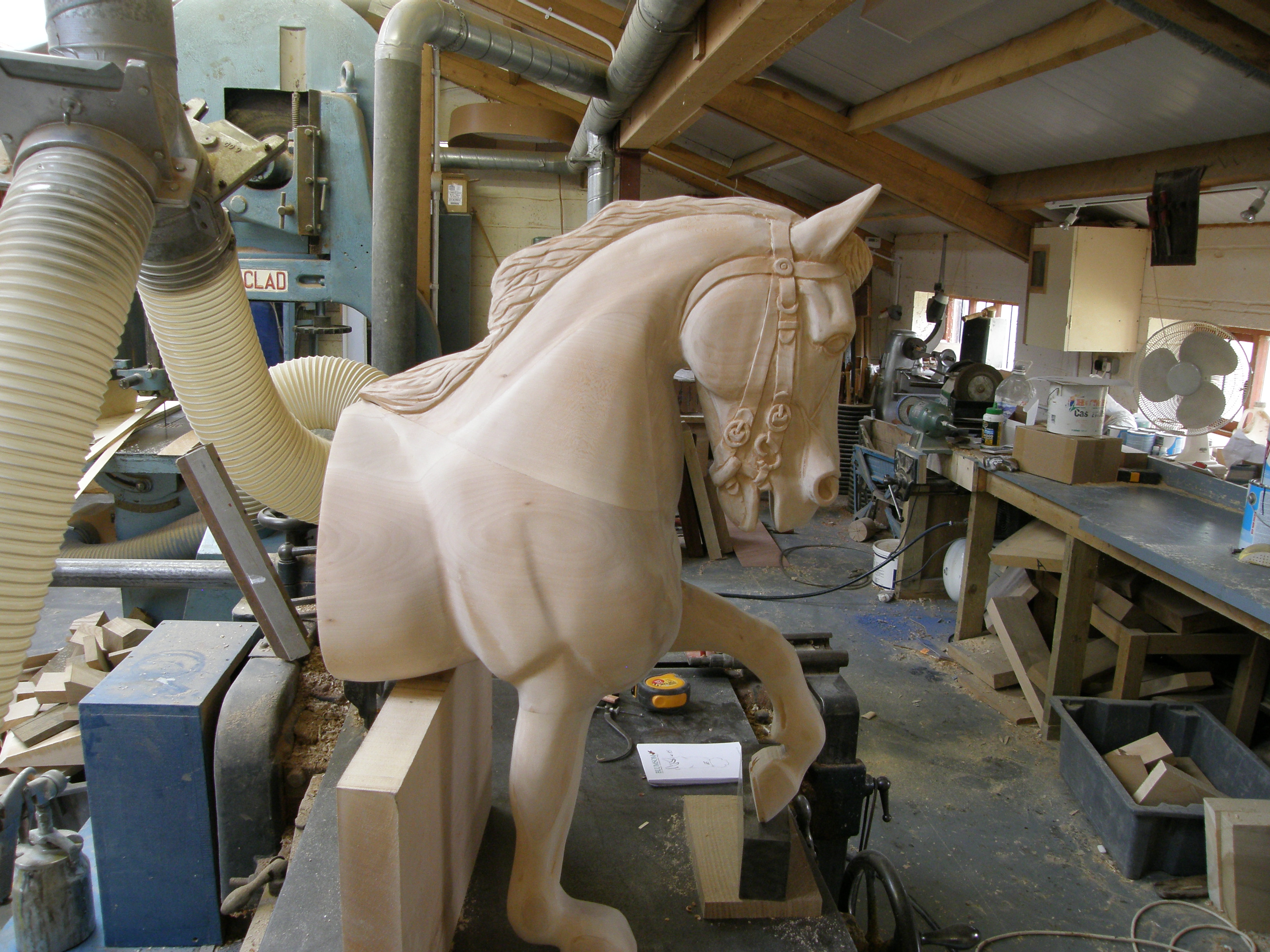 Horse Sculpture commission carried out for Juicy Couture