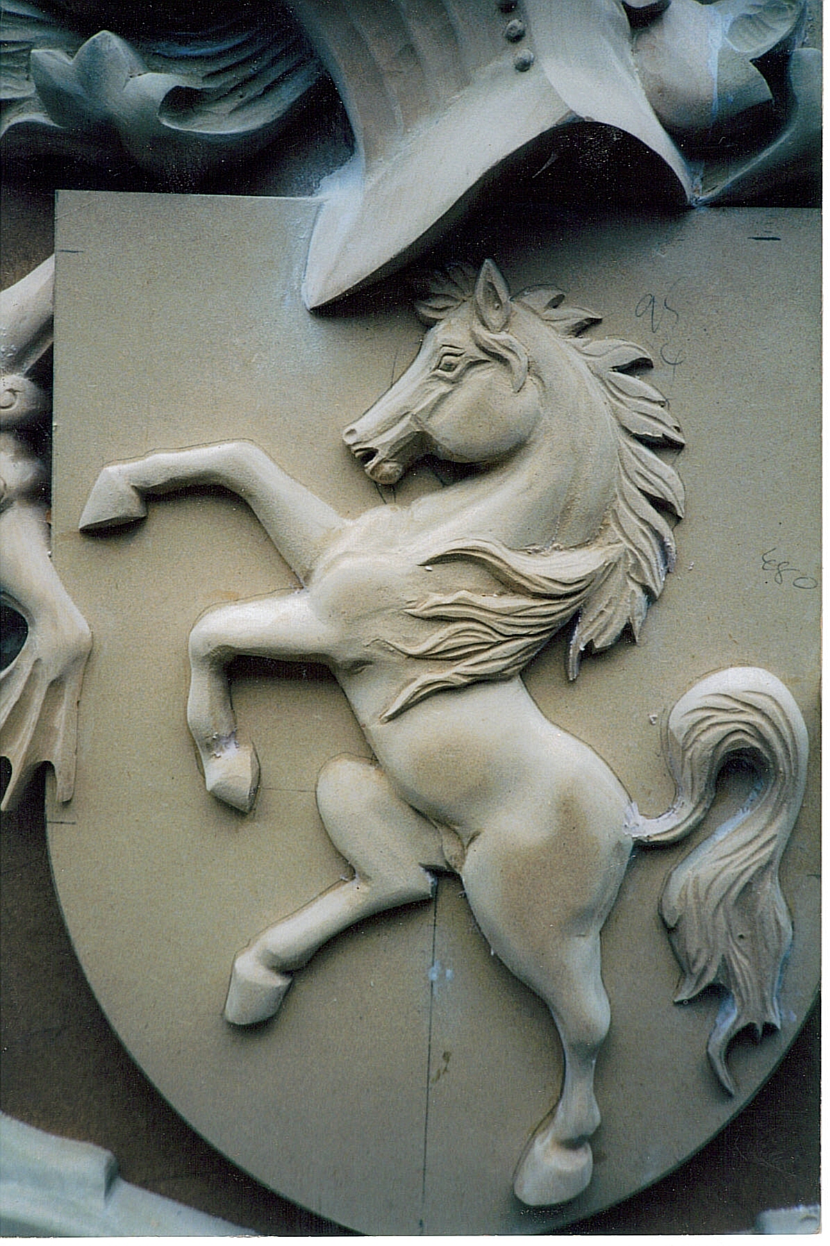 Medway Tunnel Carved Shield