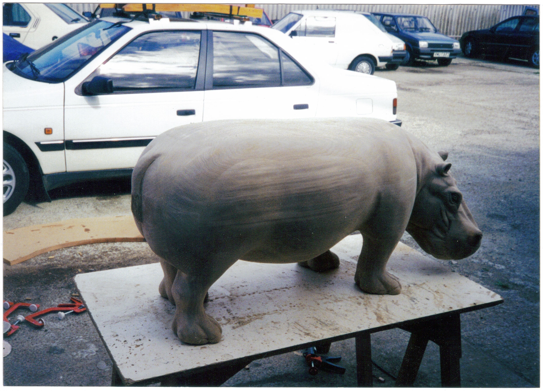 Hippo Sculpture