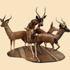 Large Antelope Sculpture